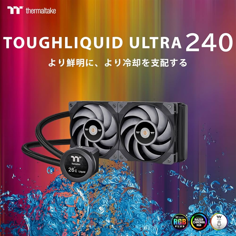 Amazon | Thermaltake TOUGHLIQUID Ultra 240 簡易水冷CPU